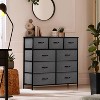 Sorbus Dresser with 9 Drawers - Furniture Storage Chest Tower Unit for Bedroom, Closet, etc - Steel Frame, Wood Top, Fabric Bins - 2 of 4