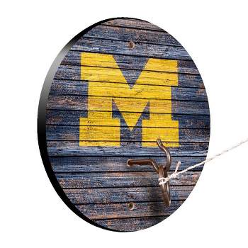 NCAA Michigan Wolverines Hook & Ring Game Set