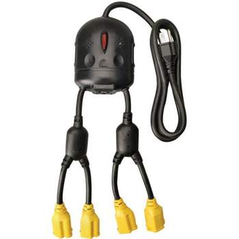 Coleman Cable Penta Power 14/3 125 V 4 ft. L Power Adapter