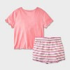 Girls' 2pc Short Sleeve Pajama Set - Cat & Jack™ - image 2 of 4