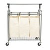 3-Bag Laundry Sorter with Clothes Rack - image 4 of 4