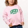 The Juniper Shop Lucky Vibes Distressed Toddler Graphic Sweatshirt - 2 of 3
