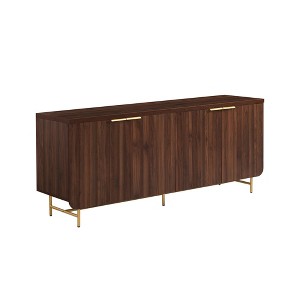 Bella Depot 69" Fluted-Door Minimalist Storage Sideboard - 1 of 4