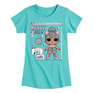 Girls' - LOL Surprise! - Computer Design Fitted Short Sleeve Graphic T-Shirt - 1 of 4