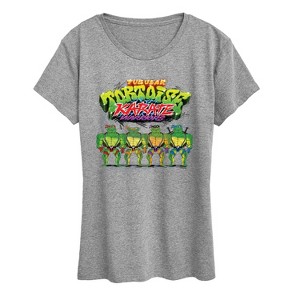 Women's - Teenage Mutant Ninja Turtles - TMNT Turtles Short Sleeve Graphic T-Shirt - 1 of 4