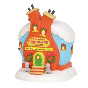 Department 56 Department 56 Dr Seuss The Grinch Flue Who's Fireplace Place Lighted Building #6003319 - 1 of 1