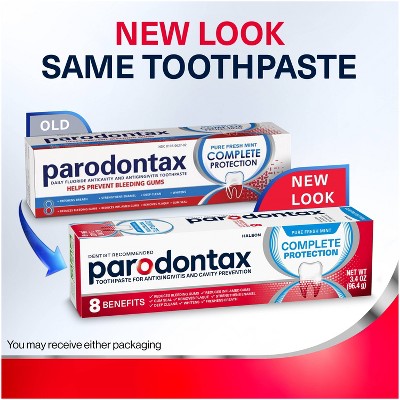 Parodontax Complete Extra Fresh Fluoride Toothpaste - 2ct/3.4oz