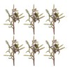 Pine Twig and Pinecone Spray (Set of 6) - 2 of 3
