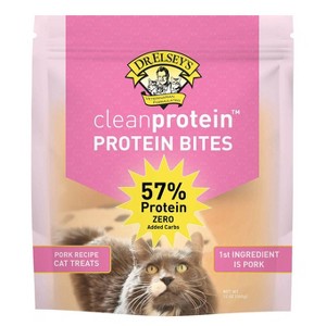 Dr. Elsey's Clean Protein Pork Flavor Crunchy Cat Treats - 12oz - 1 of 4