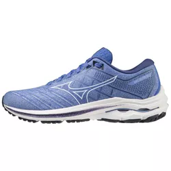 Mizuno Women's Wave Inspire 18 Running Shoe Womens Size 9.5 In Color Amparo Blue-White (Ab00)
