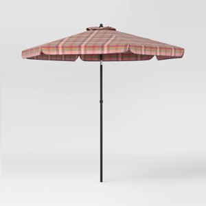 7.5' Outdoor Round Patio Market Umbrella - Threshold™ - 1 of 4