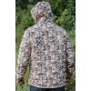 Burlebo Men's Horizontal Quilted Insulated Puffer Jacket with Hood - 4 of 4