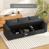 Ainfox 3-Seat Sofa Dark Grey - 4 of 4