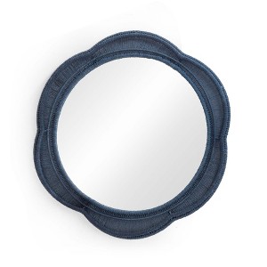 TOV Furniture Zeva Paper-Spun Round Wall Mirror - 1 of 4