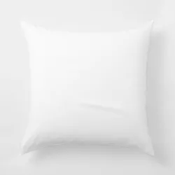Euro Lyocell Cotton Blend Comforter Sham White - Casaluna™