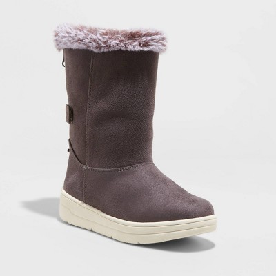 girls shearling boots