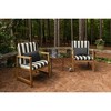 Casual Cushion Solid Sunbrella Fabric 1-Piece Indoor/Outdoor Lumbar Pillow, 19"W x 12"L - 2 of 4