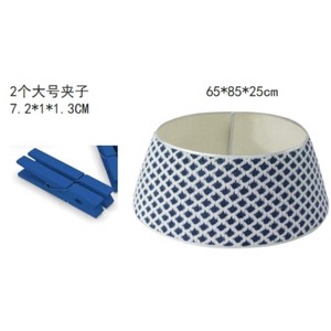 COZONY Faux Fur Plush Adjustable Christmas Tree Collar for Artificial Trees - 1 of 1