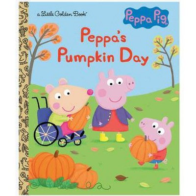 Peppa's Pumpkin Day - by Golden Books (Hardcover)