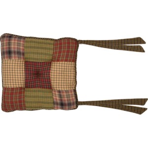 Tea Cabin Chair Pad Patchwork  VHC Brands - 1 of 4