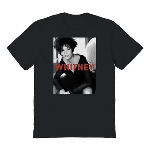 Whitney Houston Men's Whitney Repose Short Sleeve Graphic Cotton T-Shirt - 1 of 1
