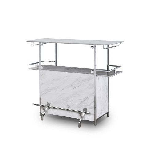 Faux marble bar online table