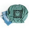 Simply Sage Market S.W.Smiley Choose Happy Smiley Face Sweatshirt - 3 of 4
