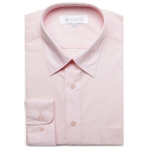 Classic Regular Fit Long Sleeve Point Collar Dress Shirt - 1 of 4