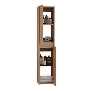 Sapphtopaz Bathroom Cabinet with Float Mounting Design,Bathroom Storage Cabinet with Soft Close Doors,Over The Toilet Storage Cabinet - 2 of 4