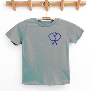 The Juniper Shop Pickleball Paddles Crossed Youth Short Sleeve Tee - 1 of 3