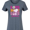 Women's - Peanuts - Love Woodstock Graphic T-shirt Dress - 2 of 4