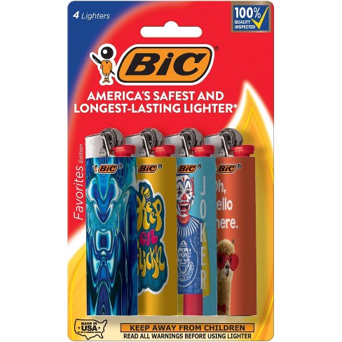 BIC® Mini Pocket Lighters, 4 pack, 4 pack 