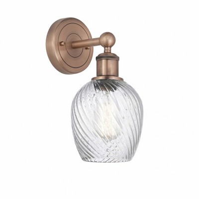 Salina - 1 Light Wall Sconce In Industrial Style-11.5 Inches Tall and 5 Inches Wide