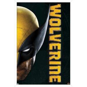 Trends International Marvel Deadpool & Wolverine - Diptych Wolverine Framed Wall Poster Prints - 1 of 4