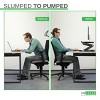 WorkEZ Monitor Stand for Desk Black Single Monitor Mount Height Adjustable Monitor Stand Computer Monitor Riser Uncaged Ergonomics - 2 of 4