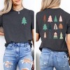 Simply Sage Market Women's Christmas Tree Chart Front and Back Short Sleeve Graphic Tee - 2 of 4