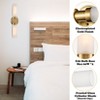 Claxy Modern Gold Wall Sconce with Frosted Glass Tube Bathroom Vanity Light Fixtures - 3 of 4