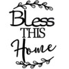 The Lakeside Collection Simple Saying Wall Art Sets - Bless This Home - 3 of 4