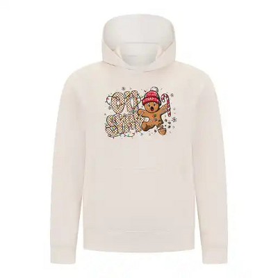 Everyday Kids Christmas Collection Oh Snap Boys Pullover Hoodie – Funny Gingerbread Holiday Sweatshirt