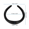 Unique Bargains Women's Classic Irregular PU Headband 6.3"x5.51" 1 Pc - 3 of 4