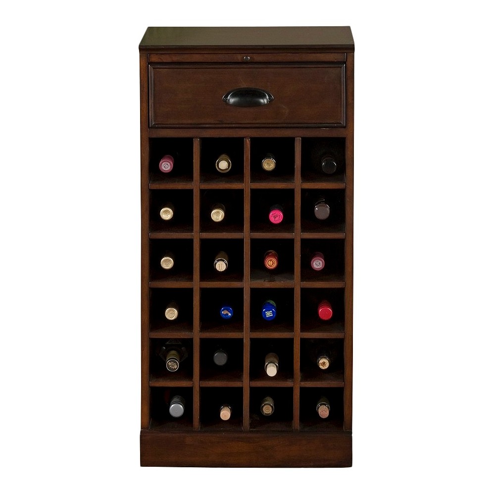 Natalia Modular Wine Storage Cabinet Wood/Chestnut - American Heritage