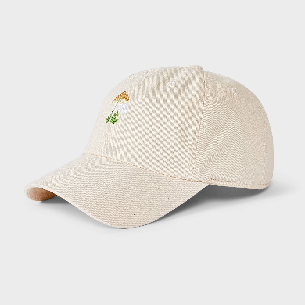 Mushroom Graphic Baseball Hat - Universal Thread™ Cream