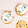 Big Dot of Happiness Boho Botanical Thank You Stickers and Clear Cookie Bags, Cellophane Treat Bags 4.25x7 IN for Candy or Baked Goods - 25 Count - 3 of 4