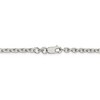 Black Bow Jewelry 3.5mm Sterling Silver Classic Solid Cable Chain Necklace - 4 of 4