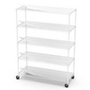 Dolonm 5 Tier Shelf Wire Shelvin,load capacity is 1750 lbs - 3 of 4