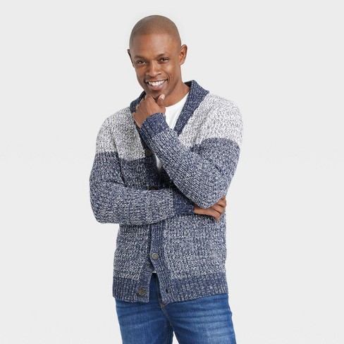 Men's Chunky Shawl Collared Cardigan - Goodfellow & Co™ - image 1 of 3