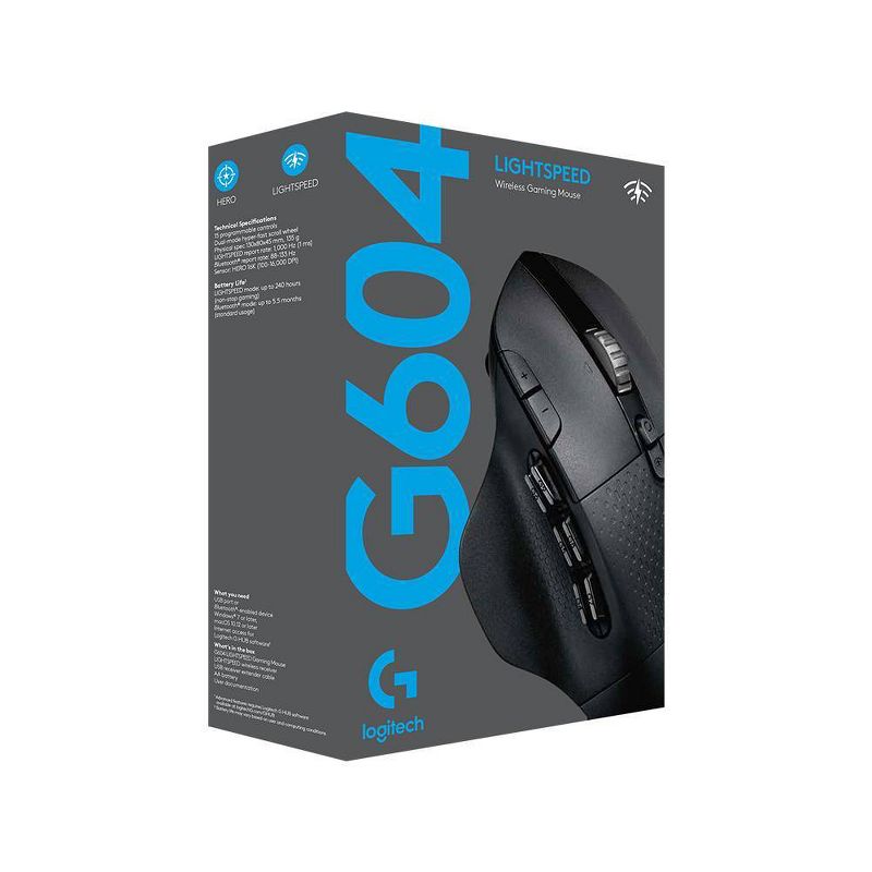 Logitech G604 Wireless Gaming Mouse for PC, 4 of 6