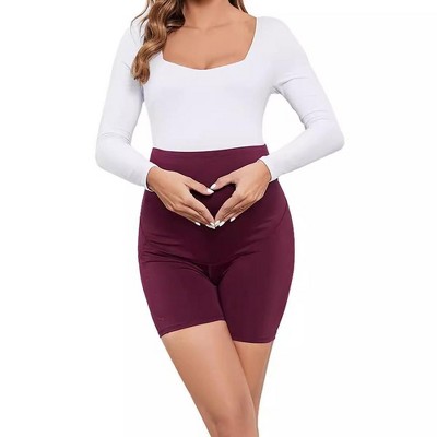 Clearlove Shorts Women Scrunch Butt Lifting Tummy Control Biker Shorts with Pockets High Waist Yoga Pants