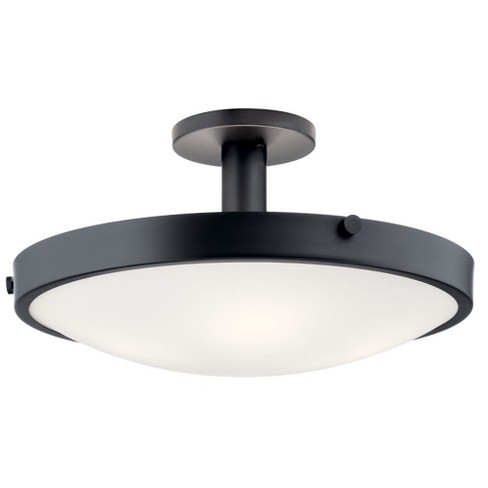 Kichler Lighting Lytham 4 - Light Semi-flush Mount In Black : Target