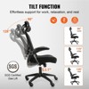 Mshliw Ergonomic High Back Office Chair with Adjustable Lumbar Support, Headrest, 2D Armrests, Mesh Back Computer Chair for Home & Work - 4 of 4